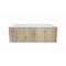 Cambridge Radiance 36in Wx24in Dx12in H Ready to Assemble Slab Wall Bridge Kitchen Cabinet in Light Oak SA-W361224-LO-KIT - alternate 1