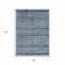 Homeroots 5' X 8' Blue And Gray Oriental Washable Indoor Outdoor Area Rug 616335 - alternate 5