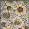 Homeroots 4' X 6' Ivory Red Green Blue And Yellow Floral Indoor Outdoor Area Rug 546658 - alternate 5