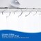 Kenney Mfg Rust-Resistant Metal Circular O-Ring Shower Curtain Rings, Set of 12, Chrome KN96004 - alternate 7