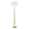 Jonathan Y Selina 64.5" Transitional Glam Iron Ogee Trellis LED Floor Lamp, Gold Painting JYL3073A - alternate 8