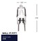 Bulbrite 50W Dimmable Clear T4 Bi-Pin GY8 Halogen Bulb, 5PK 860840 - alternate 5