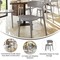 Flash Furniture Dover Stacking Patio Chairs w/Curved Backrests, All-Weather Resin Chairs in Gray, 2PK 2-DHF-340-APP-GRY-GG - alternate 4