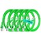 Maximm 0.6ft Cat6 Round LAN Patch Cable, 5PK, Green, 5PK CAT6.6FT5PKGreen - alternate 1
