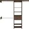 Homeroots 98" Brown Manufactured Wood Closet System 535183 - alternate 6