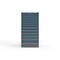 Strong Hold 13 drawer cabinet - (7x 2ft, 5x 4ft, 1x 7ft) - Blue accents - Electronic Lock S3060-PPRAS-1302FS - alternate 1