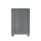 Homeroots 57in Gray Wood Enclosed and Open Storage TV Stand 724157 - alternate 5