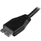 Startech.Com 0.5M 20IN SLIM USB 3.0 MICRO B CABLE USB3AUB50CMS - alternate 1