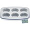 Bakken-Swiss 6-Cup Cake/Muffin Pan Set, Blue, Teal, Marble, Golden, Cream, Aluminized Steel, Non-Toxic SBKCRSTBKBULMUF - alternate 1