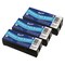 Pacon Premium Chalk & Whiteboard Eraser, 6 Black White Felt Strips, Dbl-Stitched, Reinforced Backing, 5", 3PK PAC2021 - alternate 1