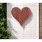 Homeroots 24" Red Reclaimed Wood Heart Wall Decor 384908 - alternate 4