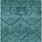 Homeroots 10' X 14' Teal Blue And Aqua Floral Washable Indoor Outdoor Area Rug 588917 - alternate 4