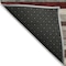 Homeroots 8' X 10' Merlot Burgundy And Beige Striped Washable Indoor Outdoor Area Rug 613299 - alternate 8