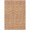 Homeroots 3' X 5' Terra Cotta Copper And Beige Geometric Washable Indoor Outdoor Area Rug 583396 - alternate 4
