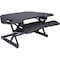 Lorell Lorell Corner Desk Riser - 40 lb Load Capacity - 18" Height x 45.50" Width - Desktop - Black 82014 - alternate 7