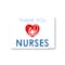 Signmission Public Safety, 7" Height, Rigid Plastic, 10" X 7", Nurses Thank You, Nurses Thank You OS-NS-P-710-25421 - alternate 1