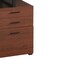 Homeroots 47" Brown and Black Wood and Metal Sled Computer Desk With Three Drawers 489898 - alternate 5