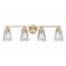 Z-Lite Andree Modern Gold 4 Light Vanity 1960-4V-MGLD - alternate 5
