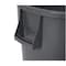Continental Commercial Products Trash Receptacle, 44 gal Capacity, Plastic, Gray 4444GY - alternate 2
