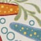 Homeroots 5' Blue Yellow And Orange Round Starfish Indoor Outdoor Area Rug 546827 - alternate 4