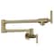 Anzzi Braccia Series 24in Wall Mounted Pot Filler in Brushed Brass KF-AZ258BG - alternate 1