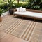 Homeroots 10' X 14' Brown Beige And Beige Plaid Washable Indoor Outdoor Area Rug 601505 - alternate 1