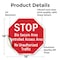 Signmission Stop Bio Secure Area Controlled Acc, 18 Inch X 18 Inch, Vinyl Decal OC-D-18-247 - alternate 3
