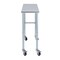 Amgood 30in D x 15in L Stainless Steel Open Base Table, 3in Casters AMG WT-3015-RCB-WHEELS-Z - alternate 3