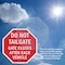 Signmission Do Not Tailgate Gate Closes After E, 10 Inch X 10 Inch, Vinyl Decal OC-D-10-67 - alternate 3