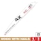 Milwaukee Tool 9" 5 TPI The Ax Sawzall  Blade (25 Pk) 48-00-8026 - alternate 7