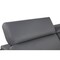 Homeroots 89" Gray Leather Sofa With Silver Legs 548985 - alternate 7