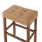 Alaterre Furniture Madison Backless Bar Height Stool True Walnut Finish with Cognac PU AVMA2220 - alternate 9