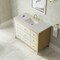 James Martin Vanities Celeste 48" Sgl Vanity, Sunwashed Oak w/Embossed Shagreen, w/3 CM Siberian Silestone Top w/FreePower D604-V48-SHG-FSFR - alternate 7