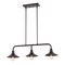 Jonathan Y Cade 34.25" 3-Light Metal Farmhouse Industrial LED Pendant, Oil Rubbed Bronze JYL1113A - alternate 10