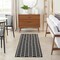 Homeroots 6' Black And Ivory Geometric Indoor Outdoor Area Rug 556308 - alternate 5