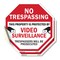 Signmission No Trespassing This Property Is Pro, 4 inch X 4 inch, Vinyl Decal, 2PK OC-D-2PACK-4-101 - alternate 1