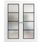 Sartodoors Solid French Double Doors Frosted Glass Planum 2132 White 56x84 (2* 28x84) Solid Core PLANUM2132DD-WS-56 x 84 (2* 28x84)-Butterfly - alternate 1