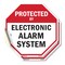 Signmission Protected By Electronic Alarm Syste, 6 inch X 6 inch, Vinyl Decal, 2PK OC-D-2PACK-6-183 - alternate 1