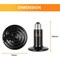 Simple Deluxe HealSmart 50W Reptile Heat Lamp Ceramic Heat Emitter, No Light Emitting Heat Bulbs, 2PK PTBULBINVISIBLE50X2 - alternate 4