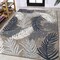 Jonathan Y Montego High-Low Tropical Palm Brown/Navy/Ivory 4 ft. x 6 ft. Indoor/Outdoor Area Rug HWC101B-4 - alternate 5