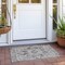 Homeroots 2' X 3' Ivory and Dark Brown Oriental Washable Non Skid Indoor Outdoor Area Rug 563763 - alternate 4