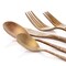 Megachef La Vague 20 Piece Flatware Utensil Set, Stainless Steel Service for 4 in Matte Rose Gold MCFW-LA VAGUE-MATTEROSEGOLD - alternate 7