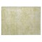 Homeroots 2' X 3' Gold Abstract Washable Non Skid Indoor Outdoor Area Rug 564251 - alternate 5
