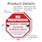 Signmission No Trespassing Property Under 24 Ho, 18 inch X 18 inch, Plastic Sign, 2PK OC-P-2PACK-18-98 - alternate 4