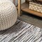 Jonathan Y Loom Modern Strie' Gray/Black 5 ft. x 8 ft. Area Rug SOR200A-5 - alternate 4
