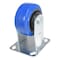 Vestil Elastic Rubber Rigid Caster 4 In. Diameter x 2 In. Width 550 Lb. Capacity Blue/Black CST-BB-4X2ER-R - alternate 4