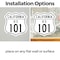 Signmission California Route Marker Shield Sign Us 1, 4 inch X 4 inch, Vinyl Decal, 2PK SHI-D-2PACK-4-370 - alternate 5
