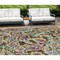 Homeroots 8' X 10' Chocolate And Artichoke Green Paisley Washable Indoor Outdoor Area Rug 588603 - alternate 1