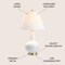Jonathan Y Han 27" Ceramic/Iron Contemporary USB Charging LED Table Lamp, White/Brass Gold JYL6600A - alternate 7