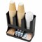 Mind Reader 6-compartment Condiment Organizer, Black UPRIGHT6-BLK - alternate 2